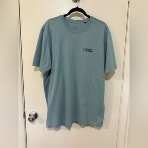 Hansen Surfboards Toes On The Nose Mens Shirt Luau Color Sea Blue XL